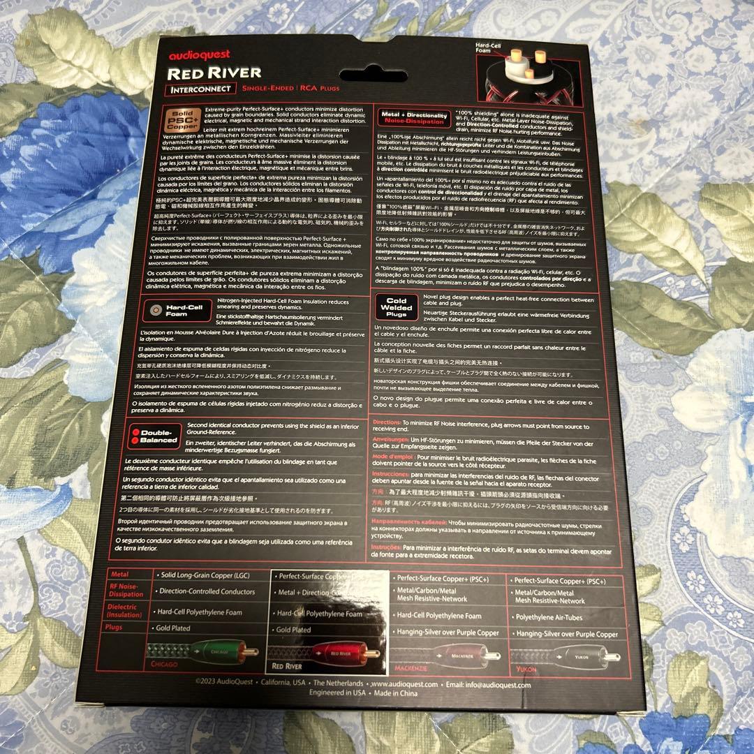 オーディオクエスト/RCAケーブル