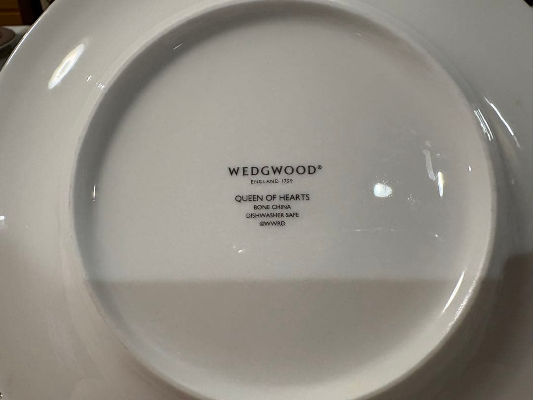  QUEEN OF HEARTS 皿 2枚セット