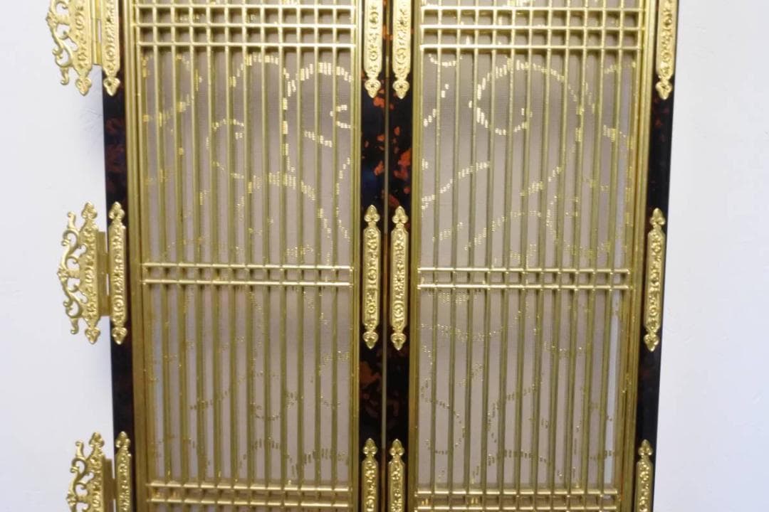 限定値下　【収集品】中扉　純金箔　仏壇　仏具　2751