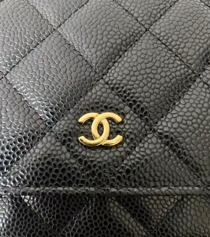 美品 CHANEL チェーンウォレット ショルダーバッグ