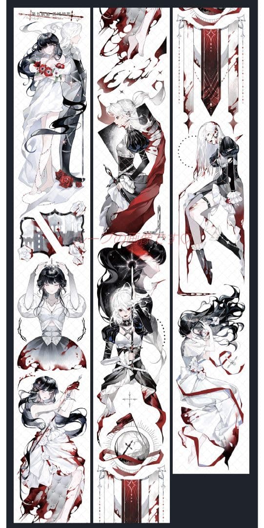 完売御礼✩J737＃孤城碎影 (贝壳光)第九航道切り売り海外人物マステ女の子