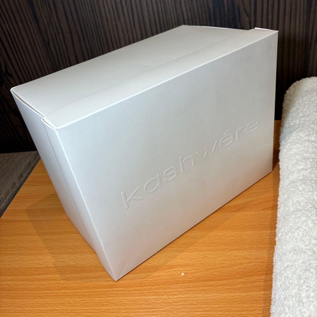 カシウェア ハーフブランケット クリーム