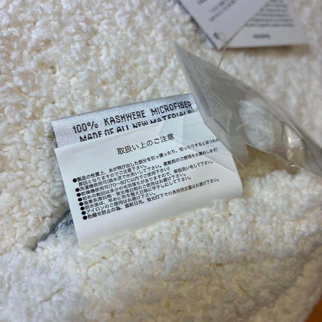 カシウェア ハーフブランケット クリーム