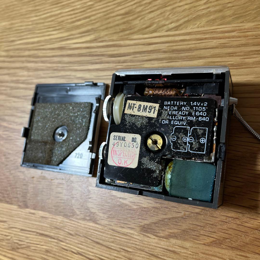 NEC製 AMマイクロラジオ ミニプレイ NT-8M91