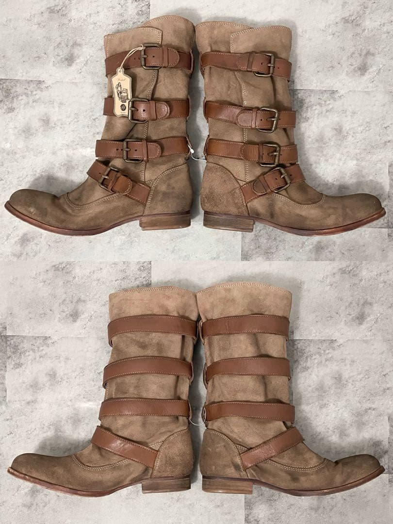 H by Hudson エンジニア ベルト ブーツ ヴィンテージ加工 NANA