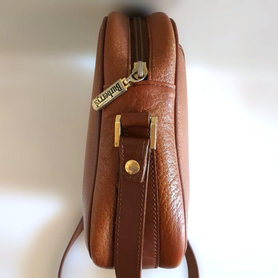 バーバリーズ ショルダーバッグ ホースロゴ ノバチェック柄 ロゴ型押し シボ革