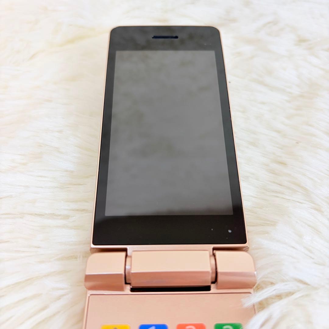 かんたん携帯10 シャープ SHARP ゴールド ガラケー