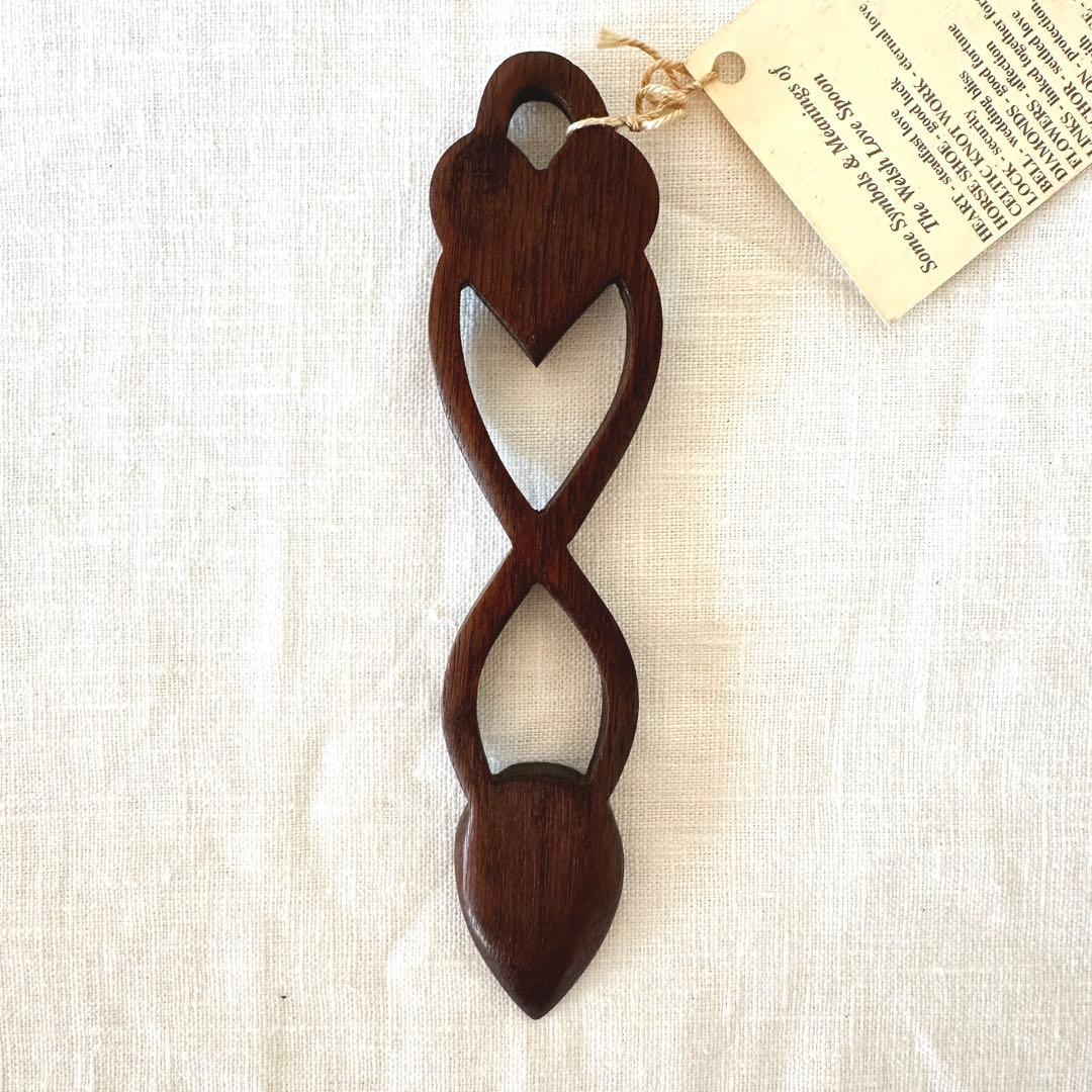 【希少】イギリス ウェールズ地方 ラブスプーン ビンテージ 伝統工芸