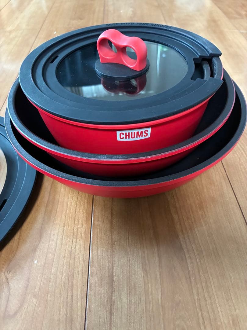 CHUMS アウトドア チャムス クックウェア セットCH621917