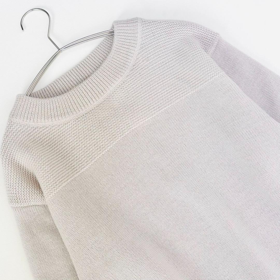 2023 MHL. DRY DENSE WOOL　ニット　M 　アイボリー　美品