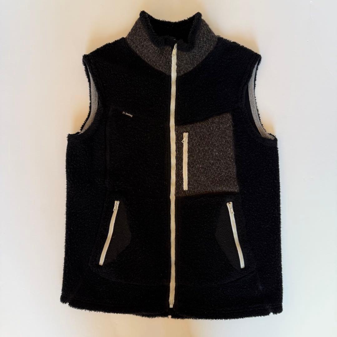 Fil Melange フィルメランジェ ウールカシミヤパイルベスト 4