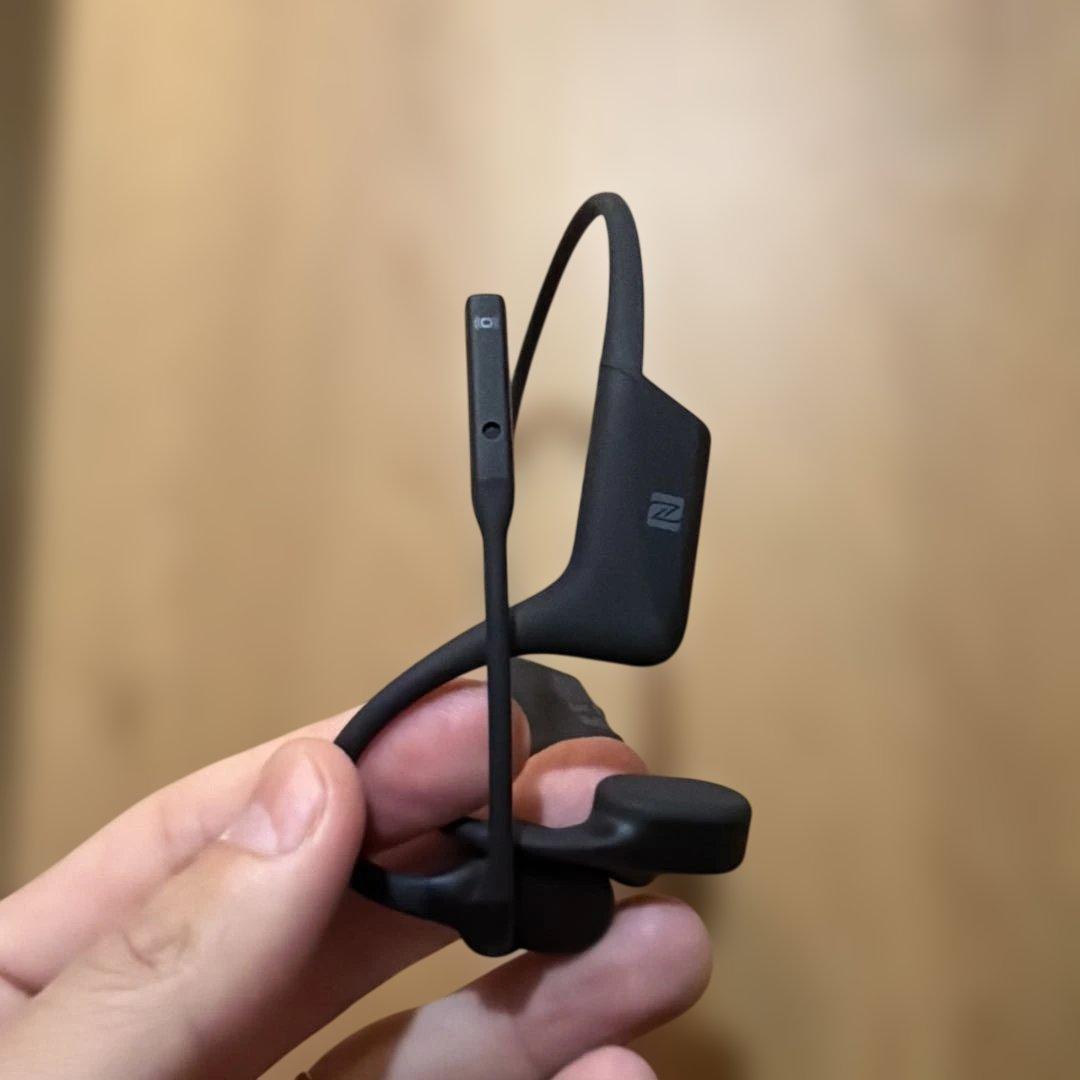 SHOKZ OPENCOMM 骨伝導イヤホン ブラック