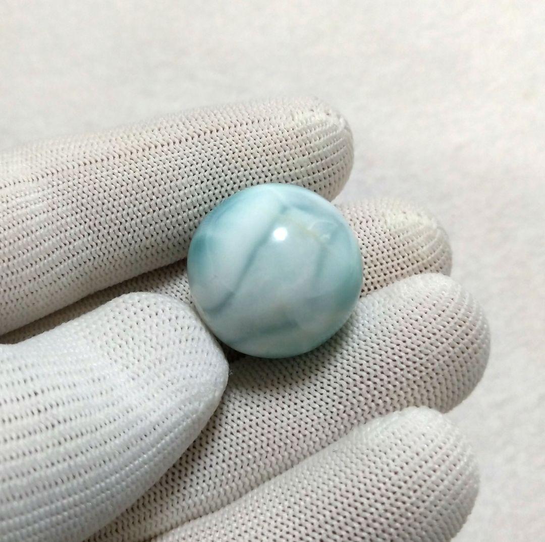 【お買い得】ラリマースフィア　丸玉　置物　２３㎜　ブルーペクトライト