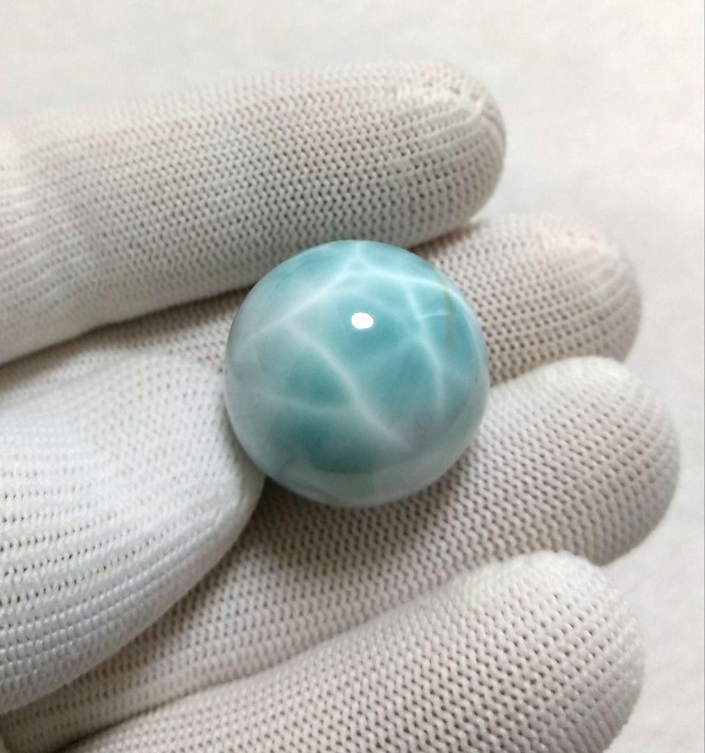 【お買い得】ラリマースフィア　丸玉　置物　２３㎜　ブルーペクトライト