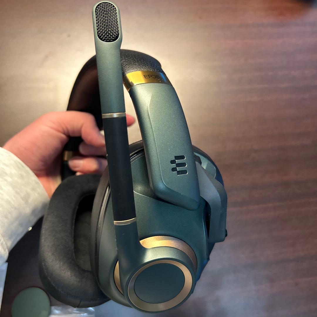 EPOS H6Pro グリーン　 密閉型　付属品付き ゲーミングヘッドホン