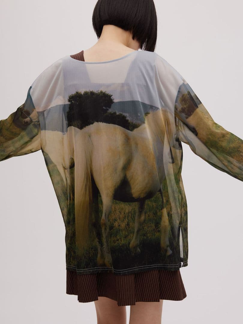 Silvia Conde OlivánxAmeri SHEER TOP