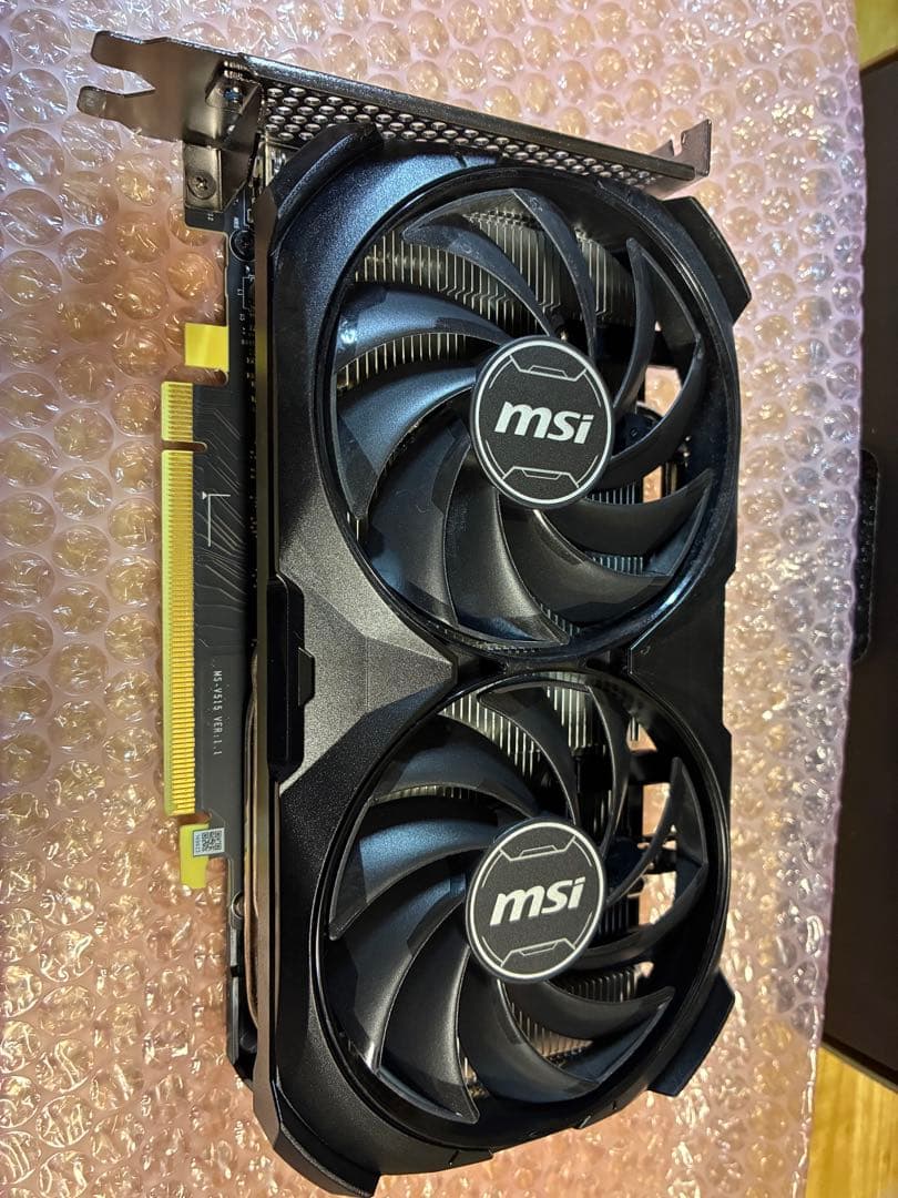 【美品】MSI GeForce RTX 4060 Ti VENTUS 2X