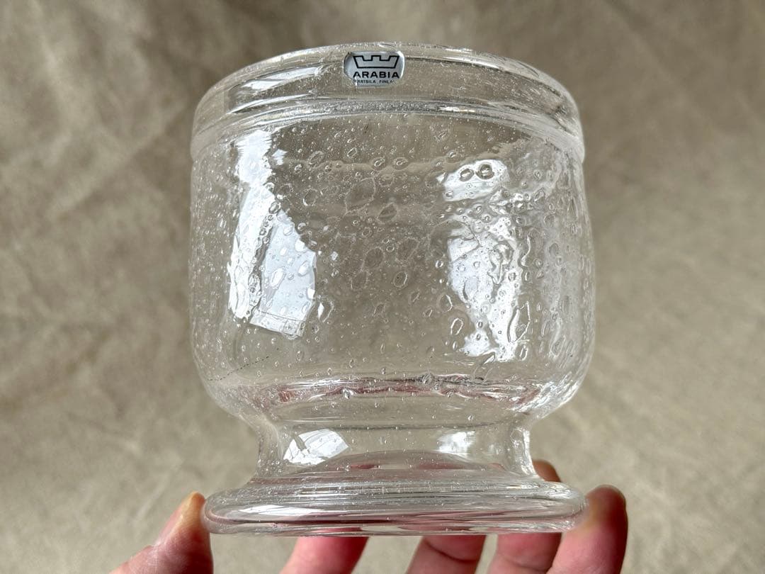 nuutajarvi ARABIA Sargasso(クリア)ベース(N559)