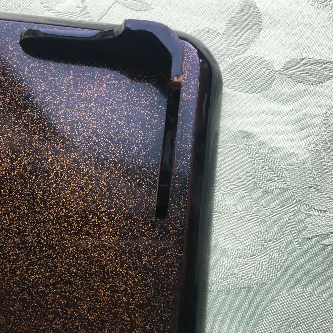 逸品　極上春の七草蒔絵　四方脚付膳　蓋付碗セット　C