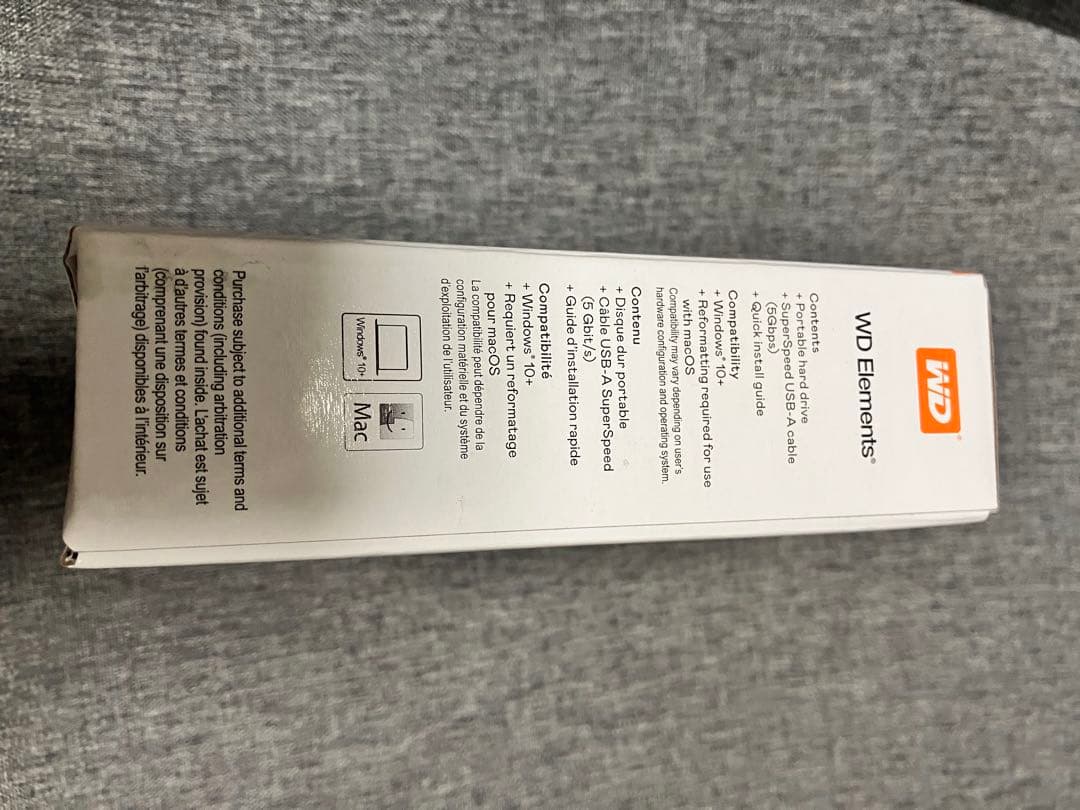 ウェスタンデジタル ポータブルHDD 2T USB3.0 新品未開封未使用