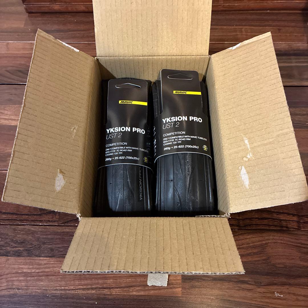 新品未使用　MAVIC Yksion Pro UST 2 700x25C 2本