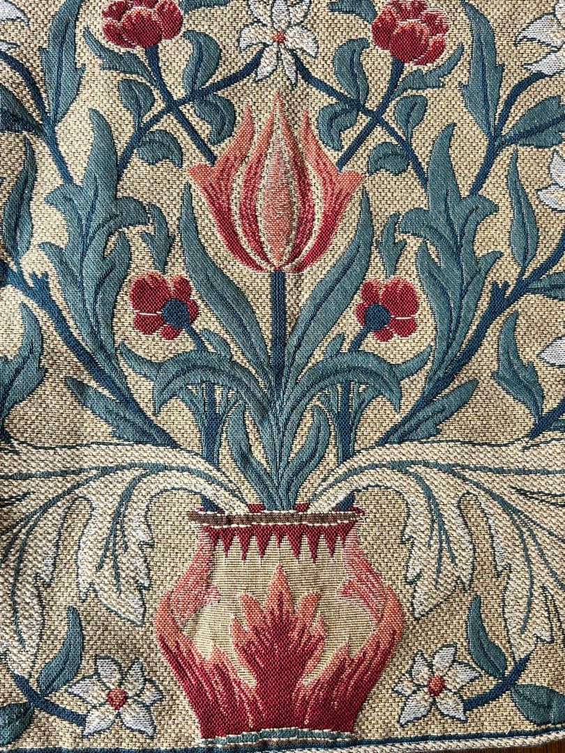 フレミッシュ織り　フレミッシュ　タペストリー　クッションカバー　2枚