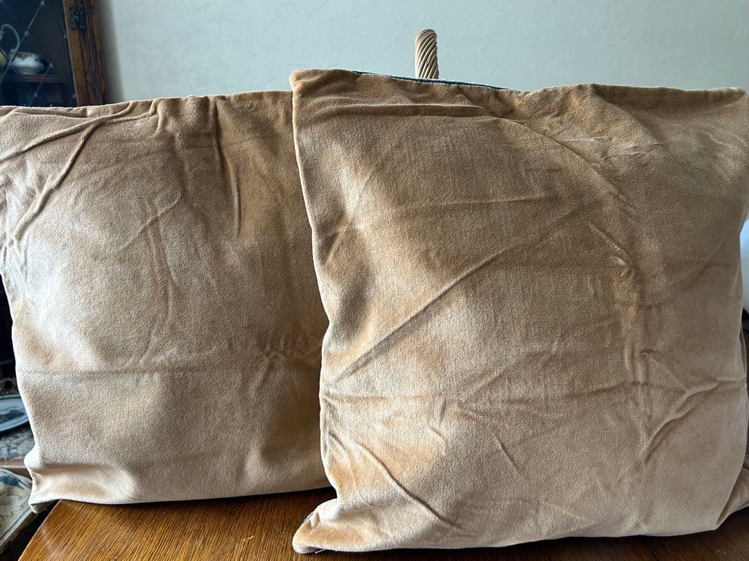 フレミッシュ織り　フレミッシュ　タペストリー　クッションカバー　2枚