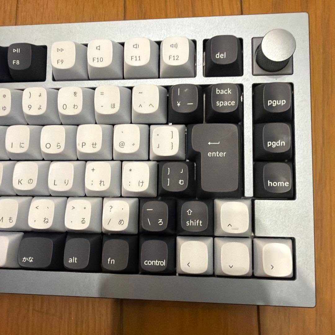 キーボード Keychron Q1 Pro 日本語配列 赤軸 シルバーグレー