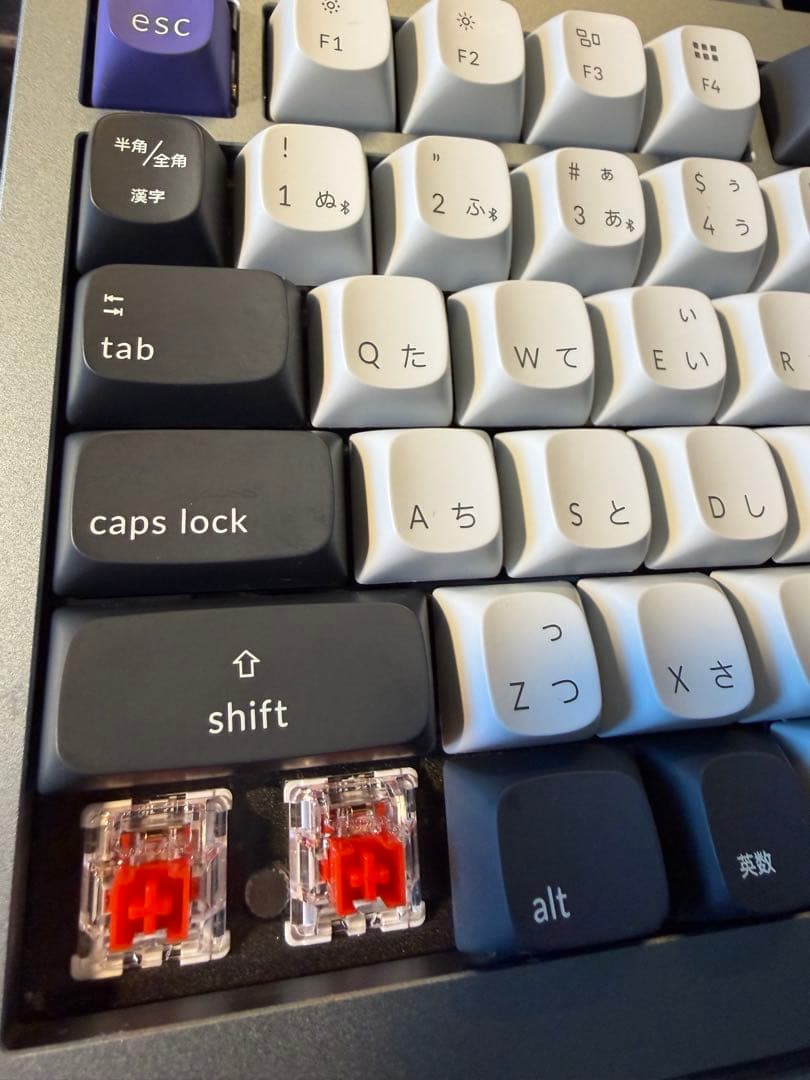 キーボード Keychron Q1 Pro 日本語配列 赤軸 シルバーグレー