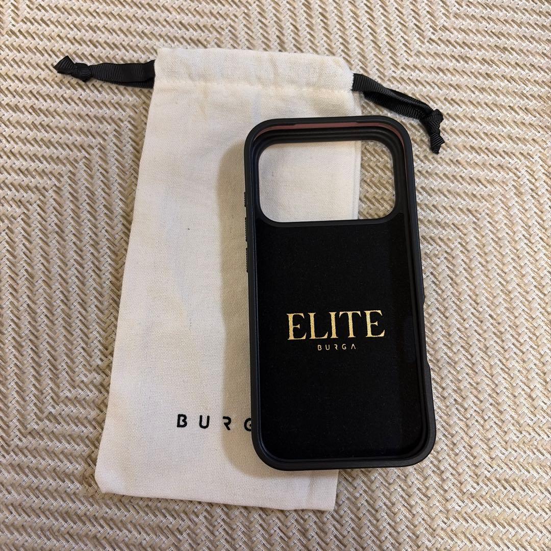 ブルガ BURGA iPhone17proケース ブラック ハート