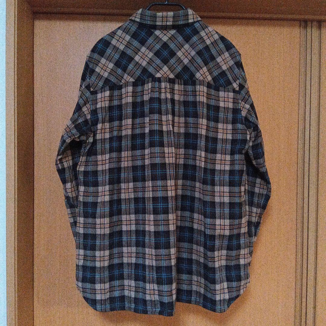 ※再値下げしました※　レリアンプラスハウス13+　リバーシブルチェックシャツ