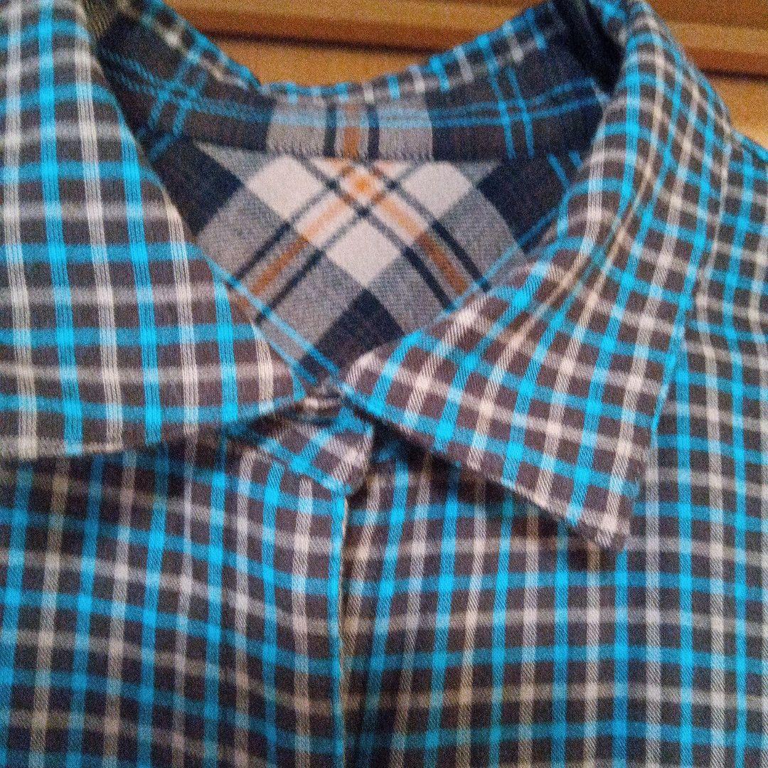 ※再値下げしました※　レリアンプラスハウス13+　リバーシブルチェックシャツ