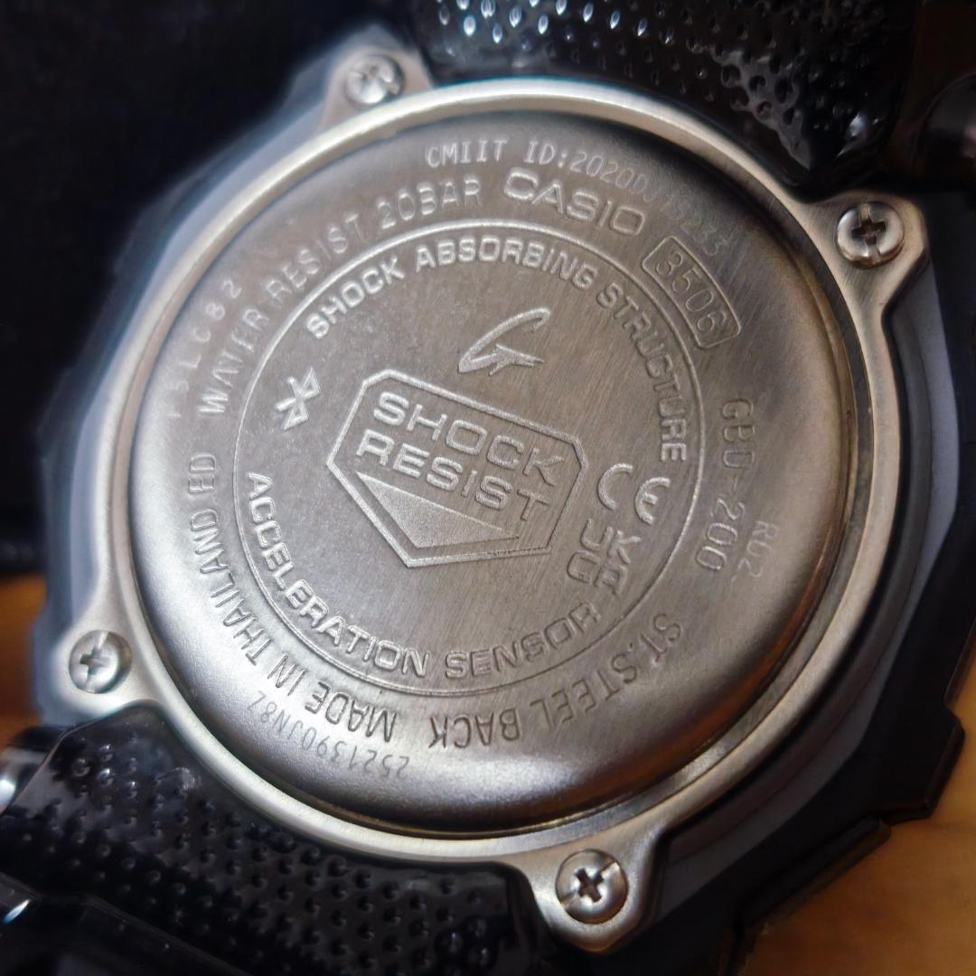 CASIO G-SHOCK GBD-200-1JF カシオ 樹脂バンド 20気圧
