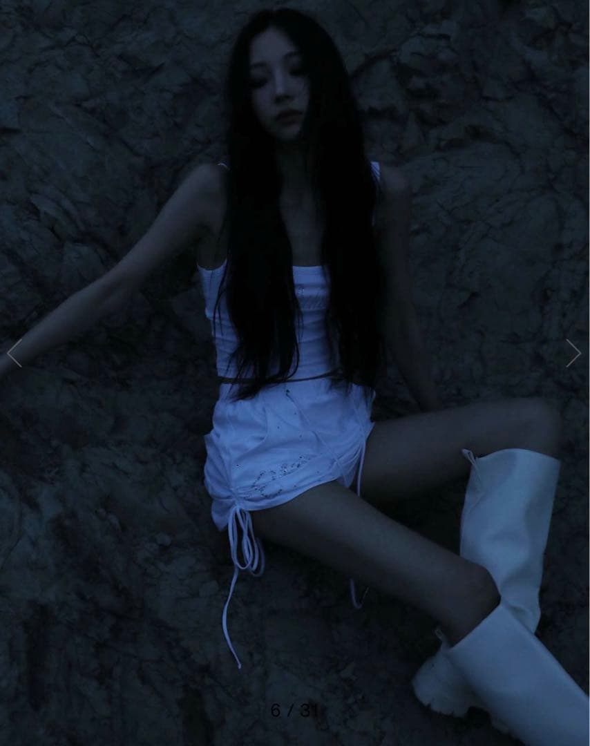 トップス melt the lady logo gradation camisole