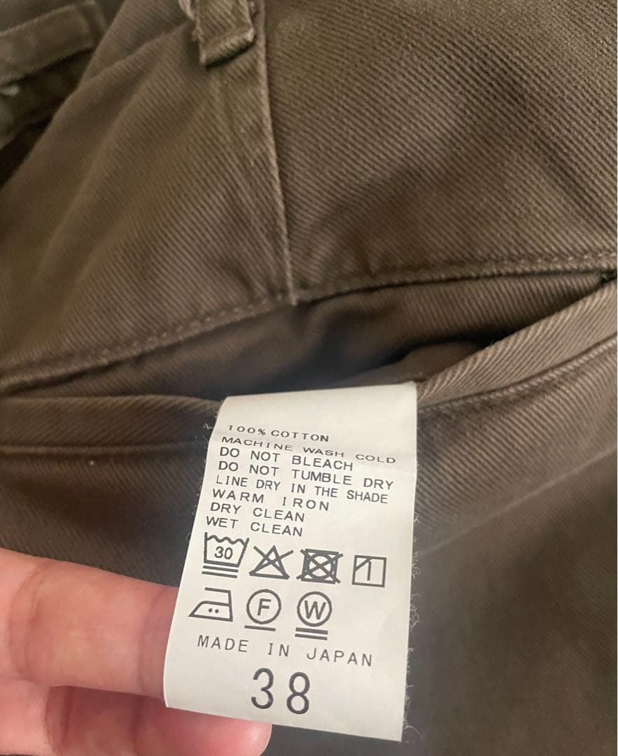 FRAMeWORK OVER SIZED CHINO パンツ