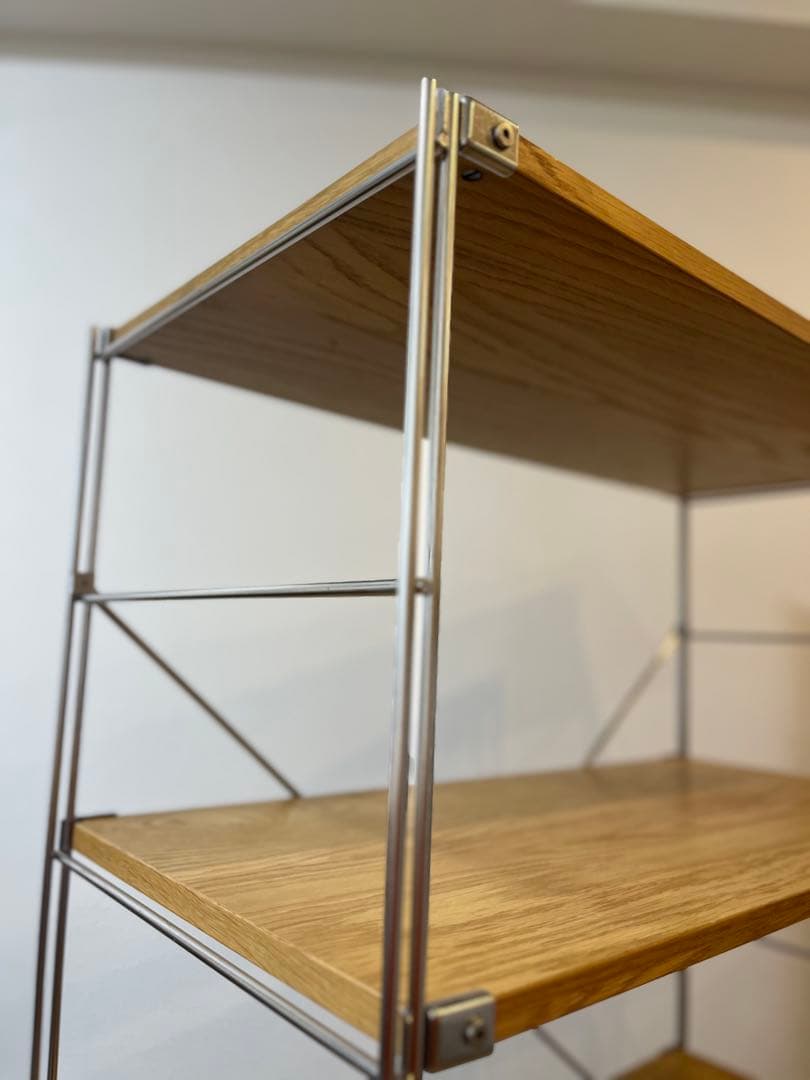 スチールラック 木製棚 4段 (幅86 )