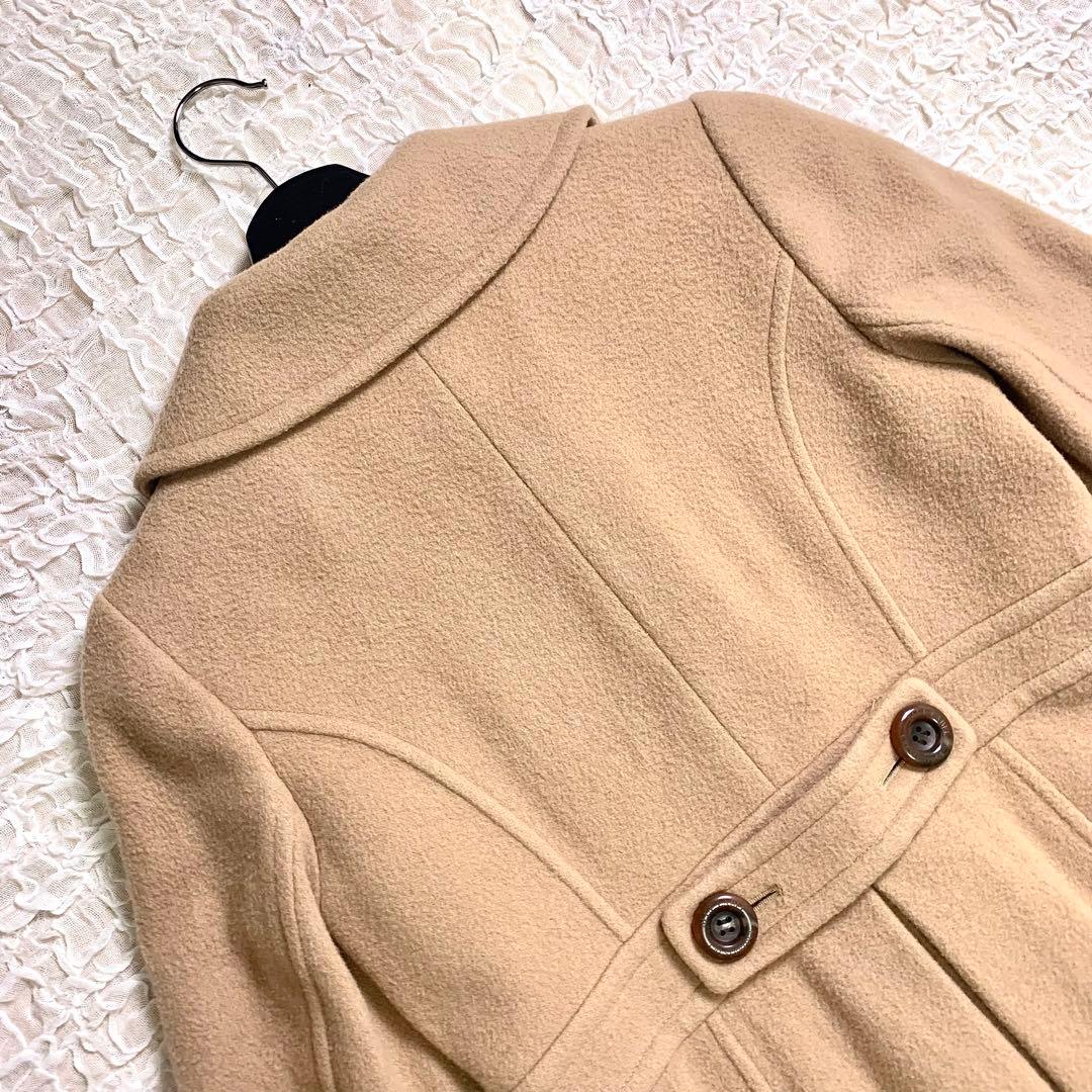 ブルーレーベルクレストブリッジ ロングコート ウール サイズ38 チェック