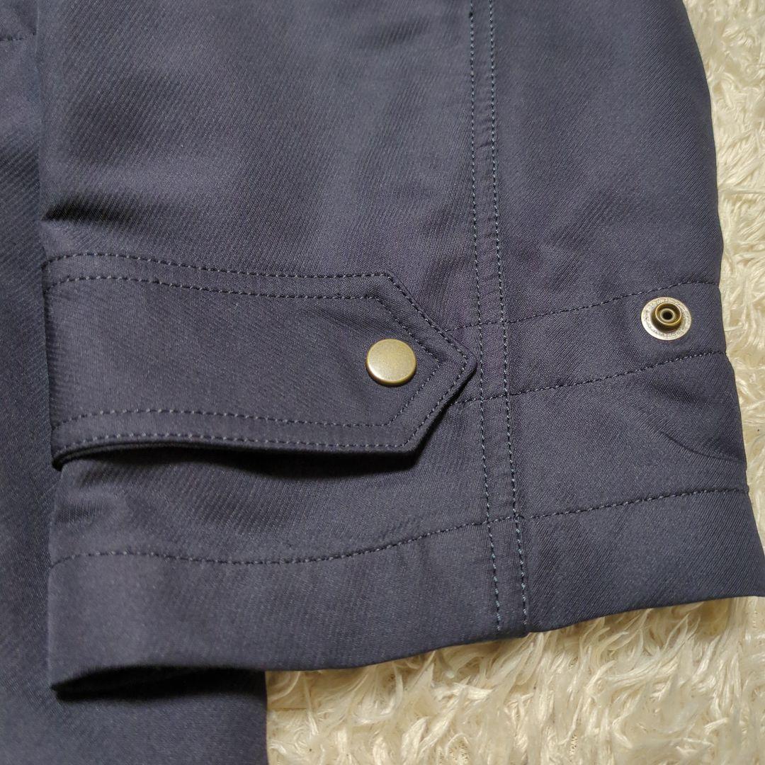 【美品】ハーヴェルスタジオ モッズコート ネイビー レディース 38