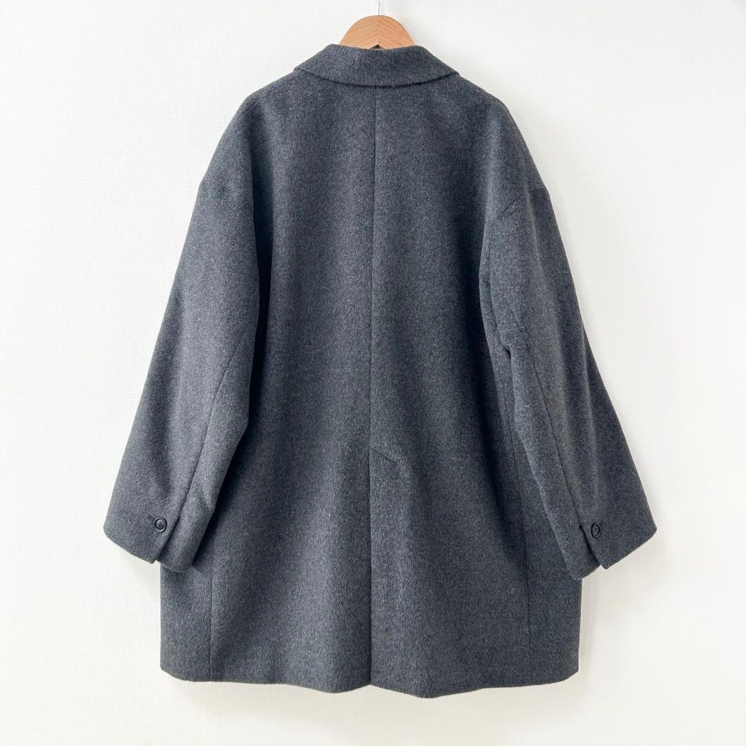 美品✨AP STUDIO オーバーサイズジャケットコート グレー　38