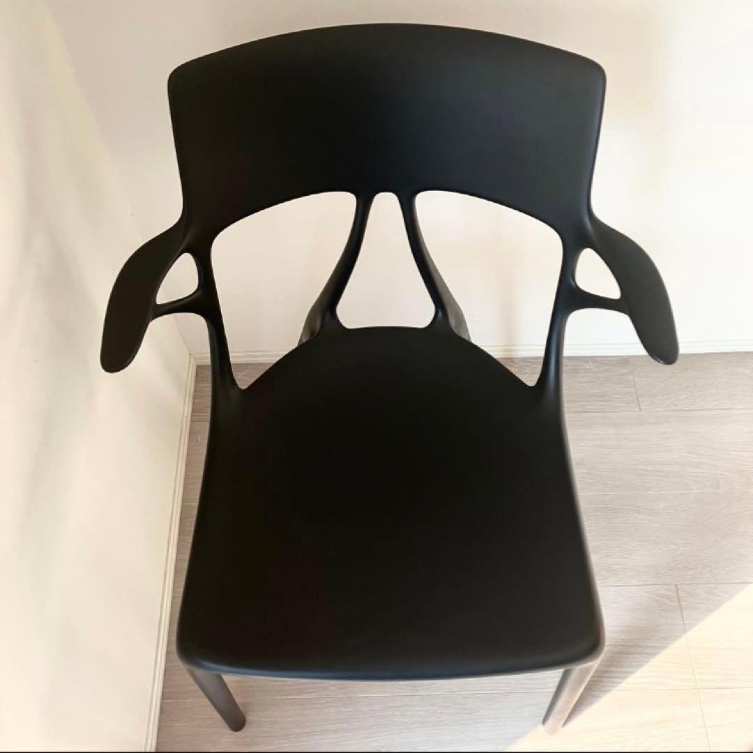 Kartell カルテル　AIチェア ブラック　4脚セット　送料込　直接引取歓迎