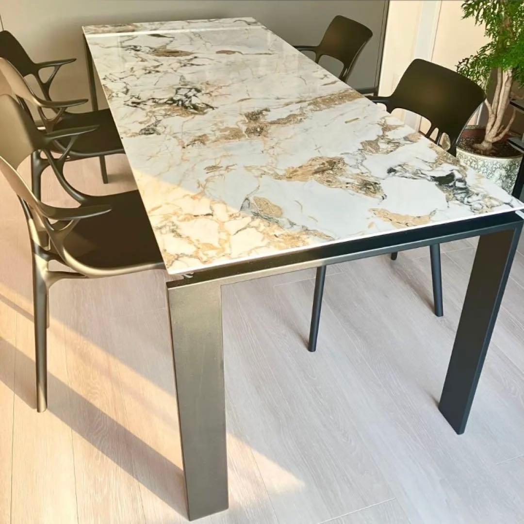 Kartell カルテル　AIチェア ブラック　4脚セット　送料込　直接引取歓迎