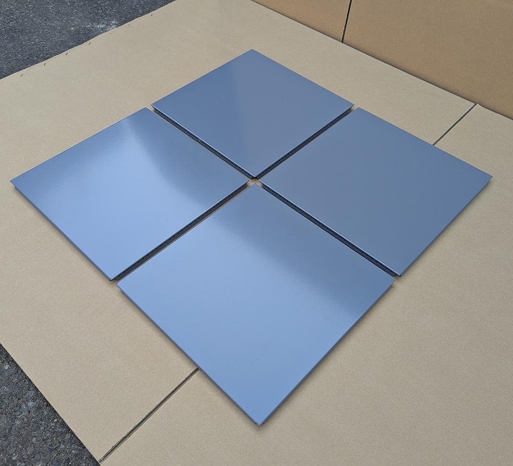 USMハラー用パーツ パネル 板 33.5x33.5cm 部品 ミッドグレー4枚