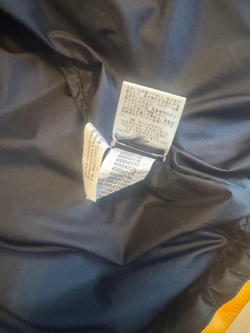 【L】国内正規品SupremeNorth Face Leather Nuptse