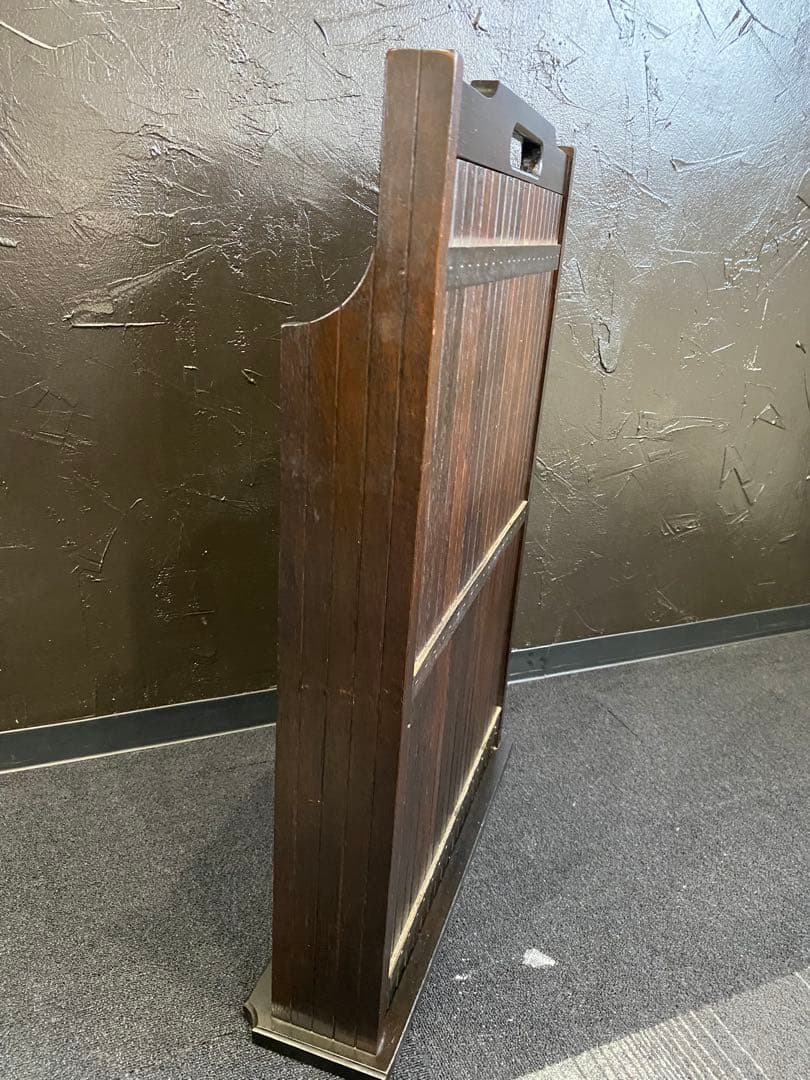 オールド　カリモク　本棚　ブックレット　スリッパ　ラック　ヴィンテージ 昭和