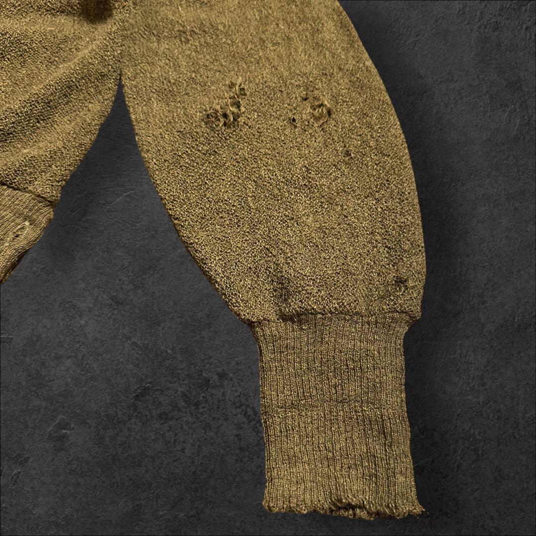 Pebble Baech カーディガン 60s アルパカ100% グランジ ボロ