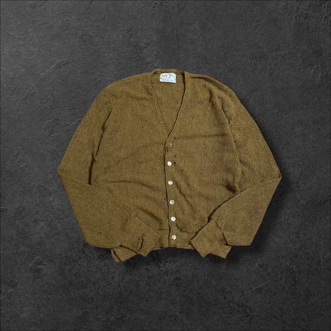 Pebble Baech カーディガン 60s アルパカ100% グランジ ボロ