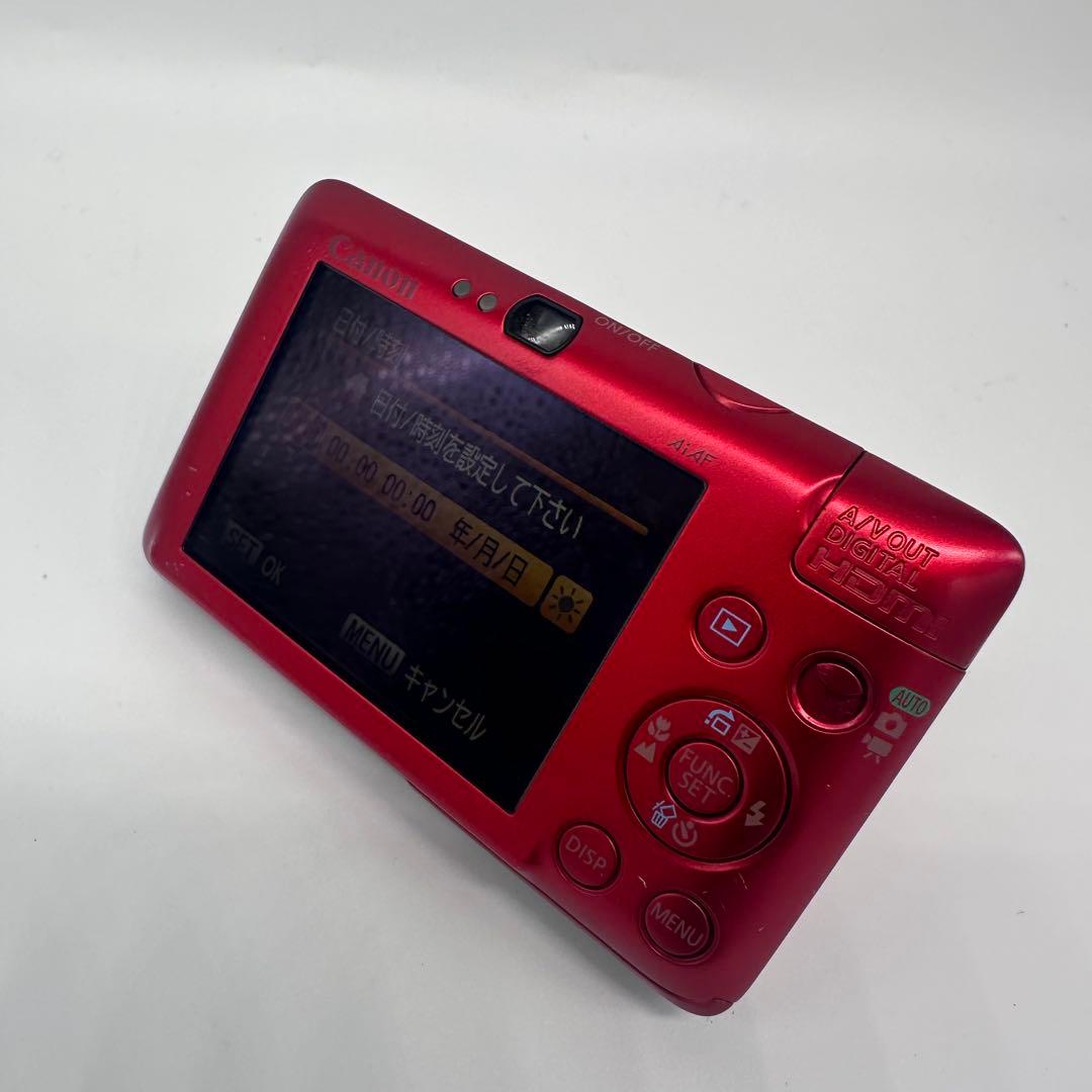 Canon IXY DIGITAL 210IS レッド バッテリー 充電器 付属