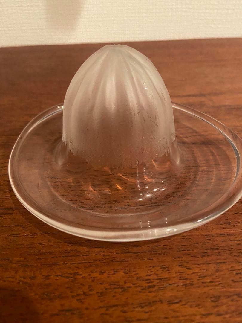 目片千恵 ガラス製レモン絞り器 新品