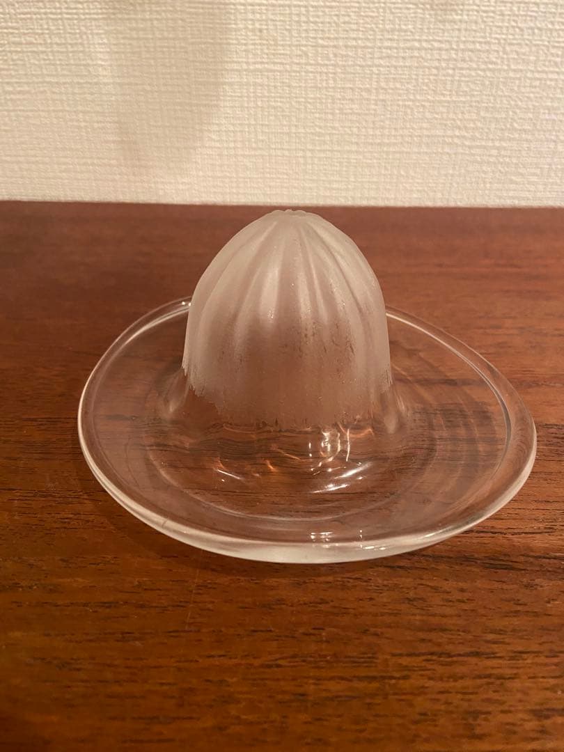 目片千恵 ガラス製レモン絞り器 新品