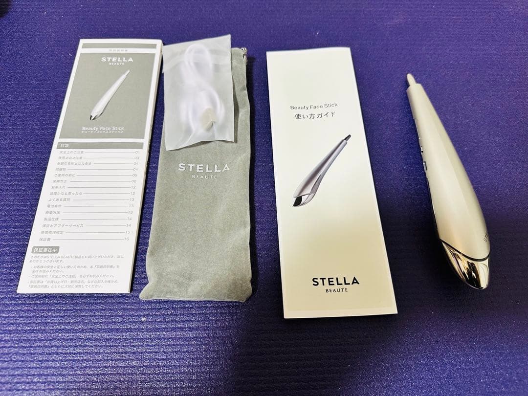 STELLA BEAUTE 美顔器 シルバー　ビューティフェイススティック
